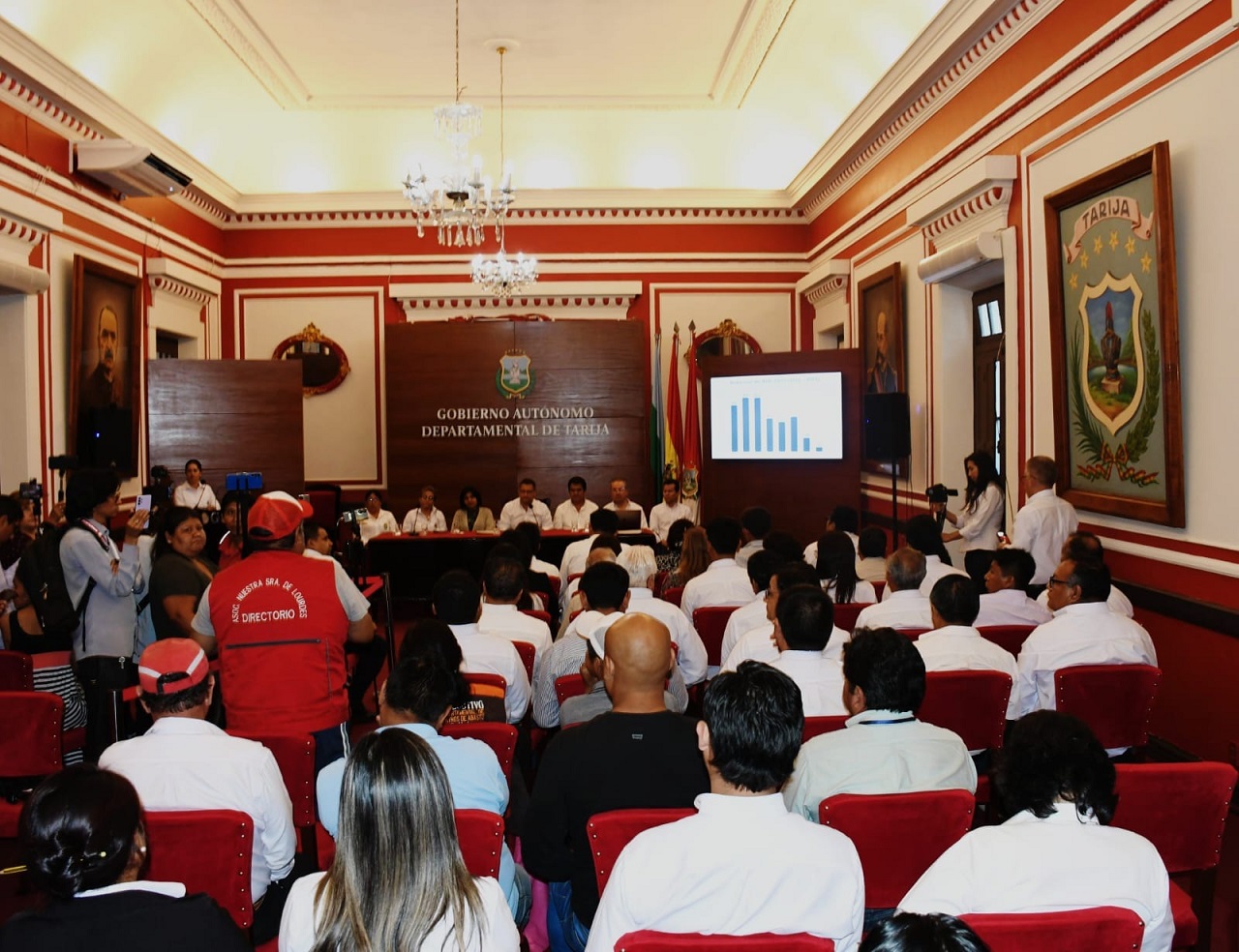Gobernador de Tarija realizó Audiencia Pública de Rendición de Cuentas Inicial