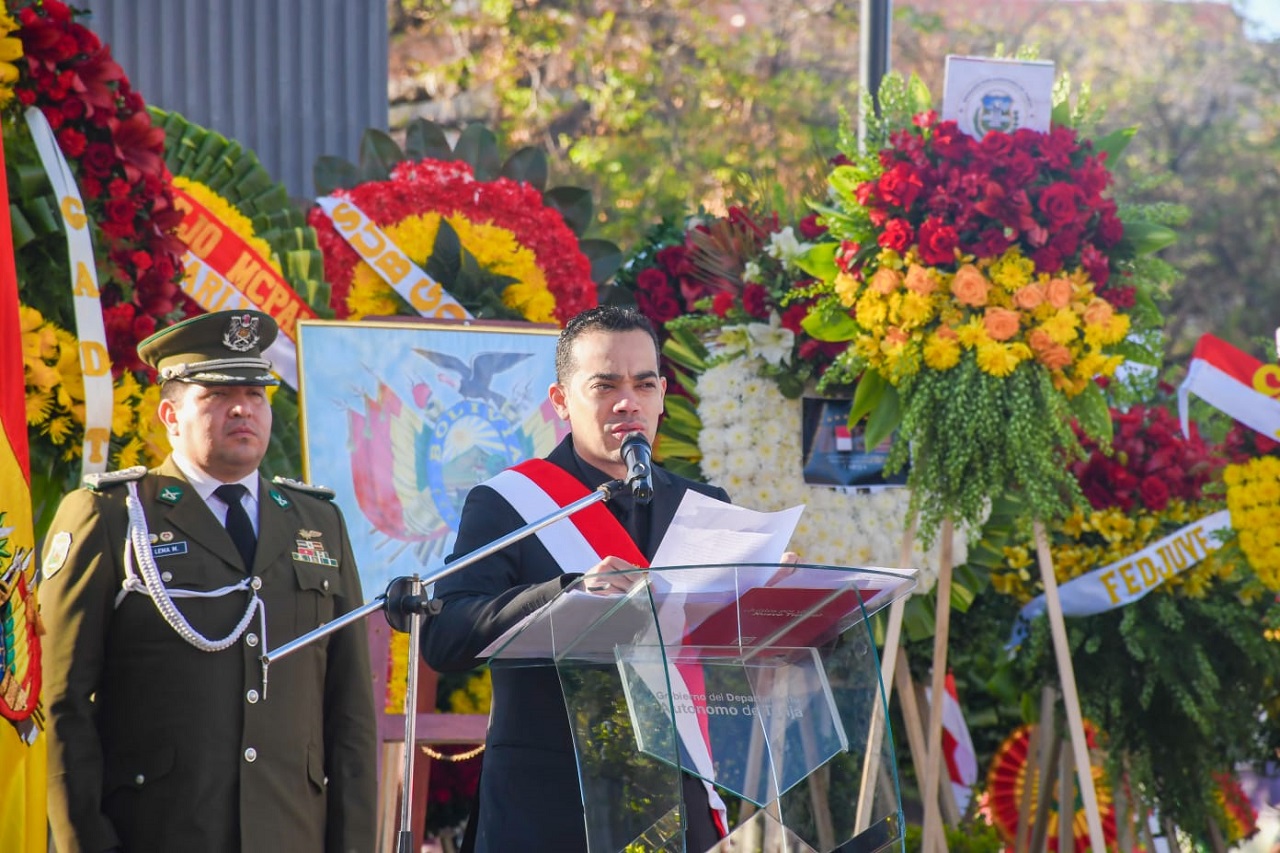 Vicegobernador Gonzalo Ávila destaca la libertad, la democracia y la autonomía como pilares del desarrollo de Bolivia