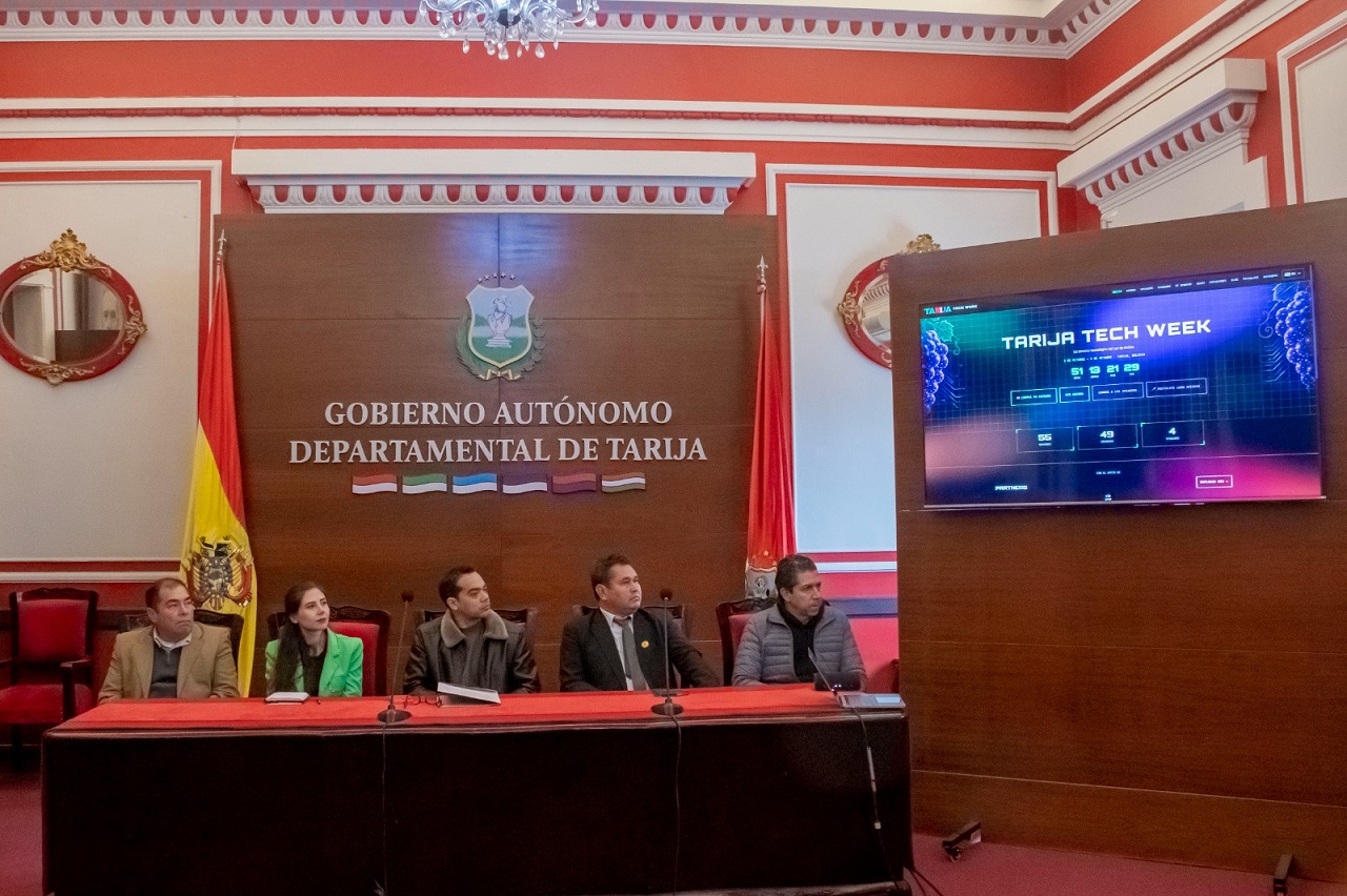 Tarija se prepara para vivir la “Tarija Tech Week”, un encuentro internacional que abrirá nuevas oportunidades en tecnología e innovación