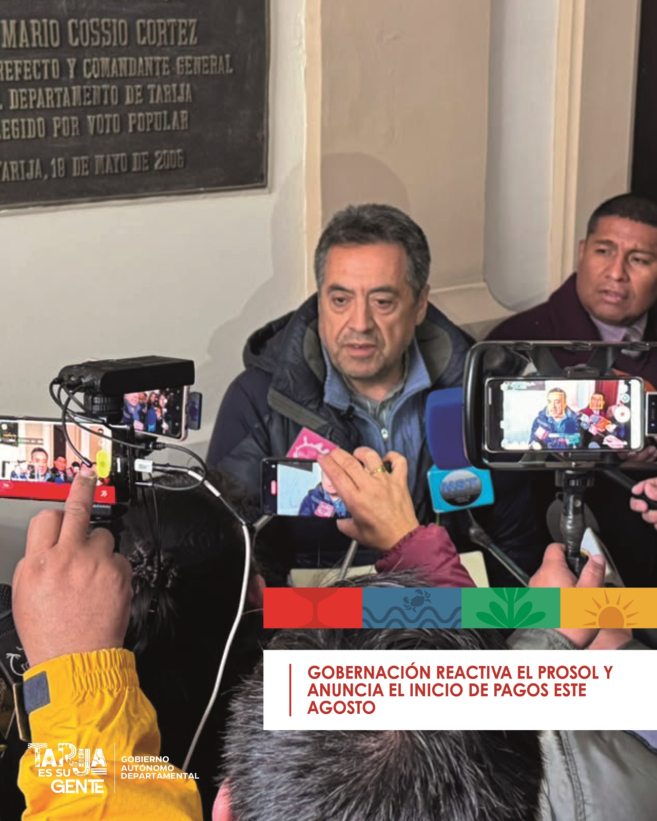 Gobernación reactiva El Prosol y anuncia el inicio de pagos este Agosto