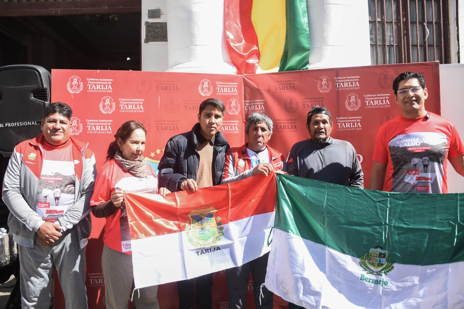 Gobernación impulsa “Caminar es salud y vida”, un reto de 287 kilómetros por Tarija