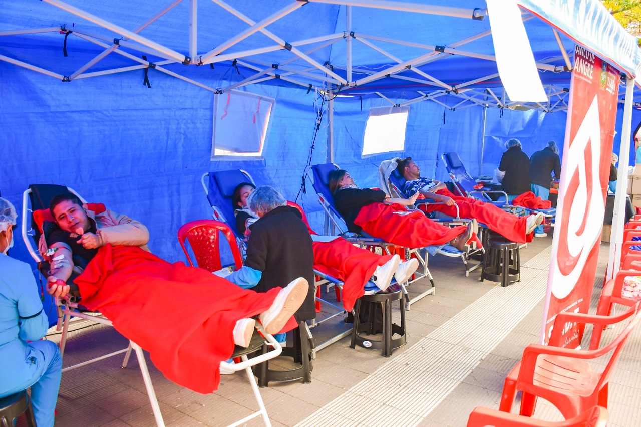 Banco de Sangre conmemoró el Día del Donante Voluntario con una colecta especial