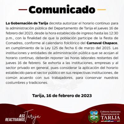 Comunicado