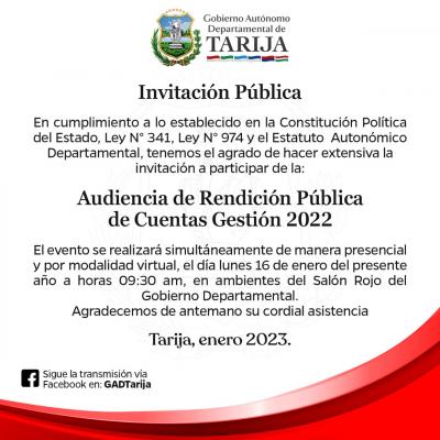 Invitacion Publica